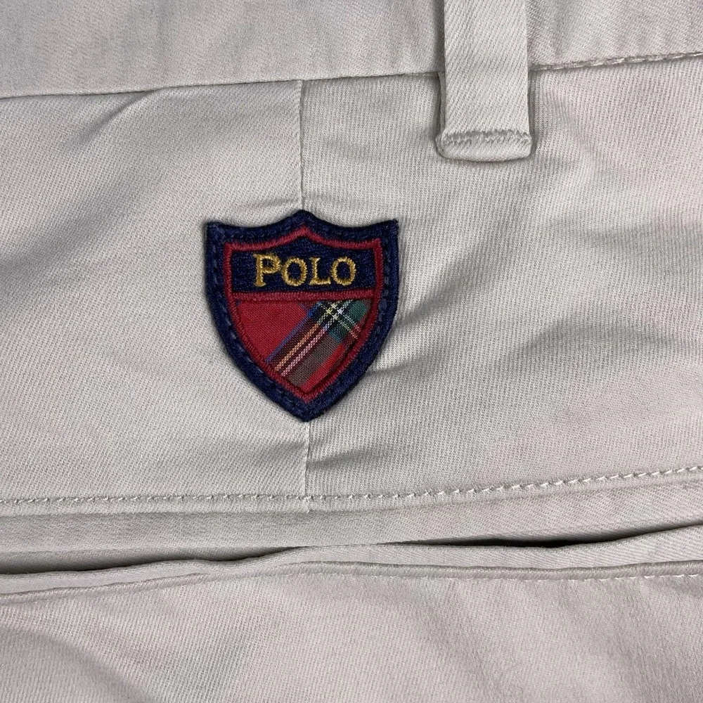 Polo Ralph Lauren Pants Mens 36/32 Beige Golf Classic Fit Cotton Twill Stretch